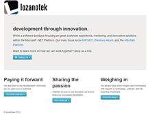 Tablet Screenshot of lozanotek.com